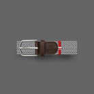 White and grey belt